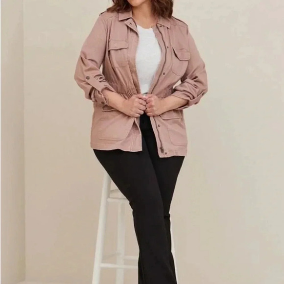 Torrid - Twill Clean Anorak Jacket - 6X - Picture 2 of 8
